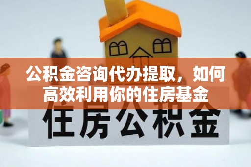 沣东公积金咨询代办提取，如何高效利用你的住房基金