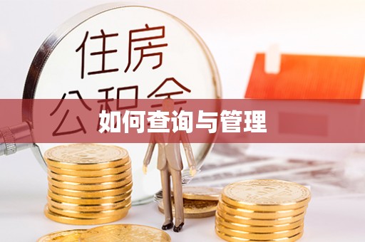 沣东如何查询与管理