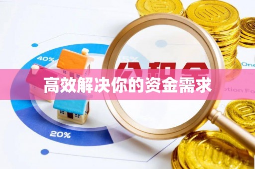 沣东高效解决你的资金需求
