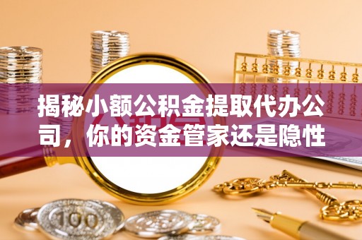 沣东揭秘小额公积金提取代办公司，你的资金管家还是隐性陷阱？