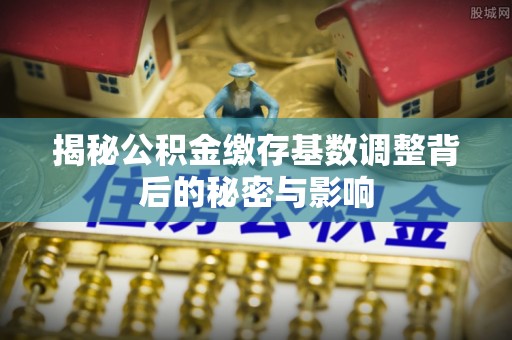 沣东揭秘公积金缴存基数调整背后的秘密与影响