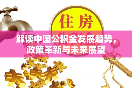 沣东解读中国公积金发展趋势，政策革新与未来展望