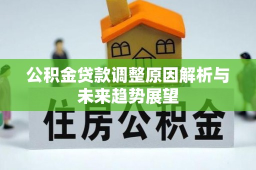 沣东公积金贷款调整原因解析与未来趋势展望