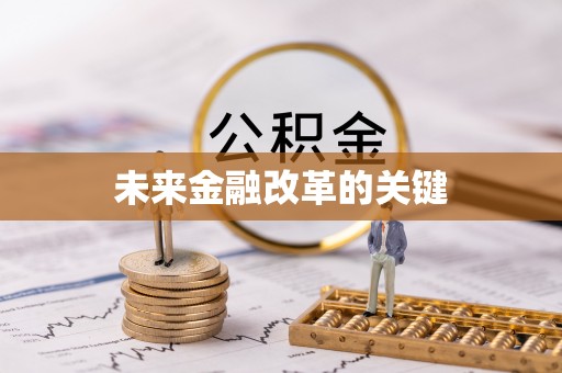 沣东未来金融改革的关键