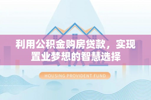 沣东利用公积金购房贷款，实现置业梦想的智慧选择