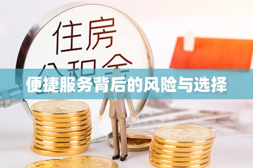沣东便捷服务背后的风险与选择