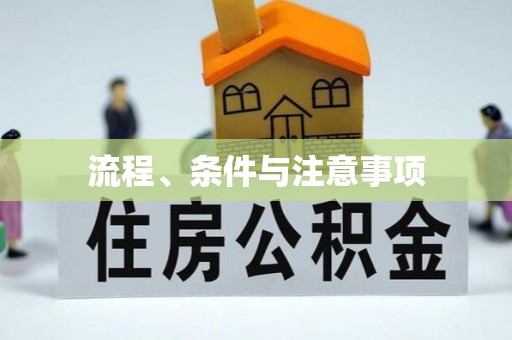 沣东流程、条件与注意事项